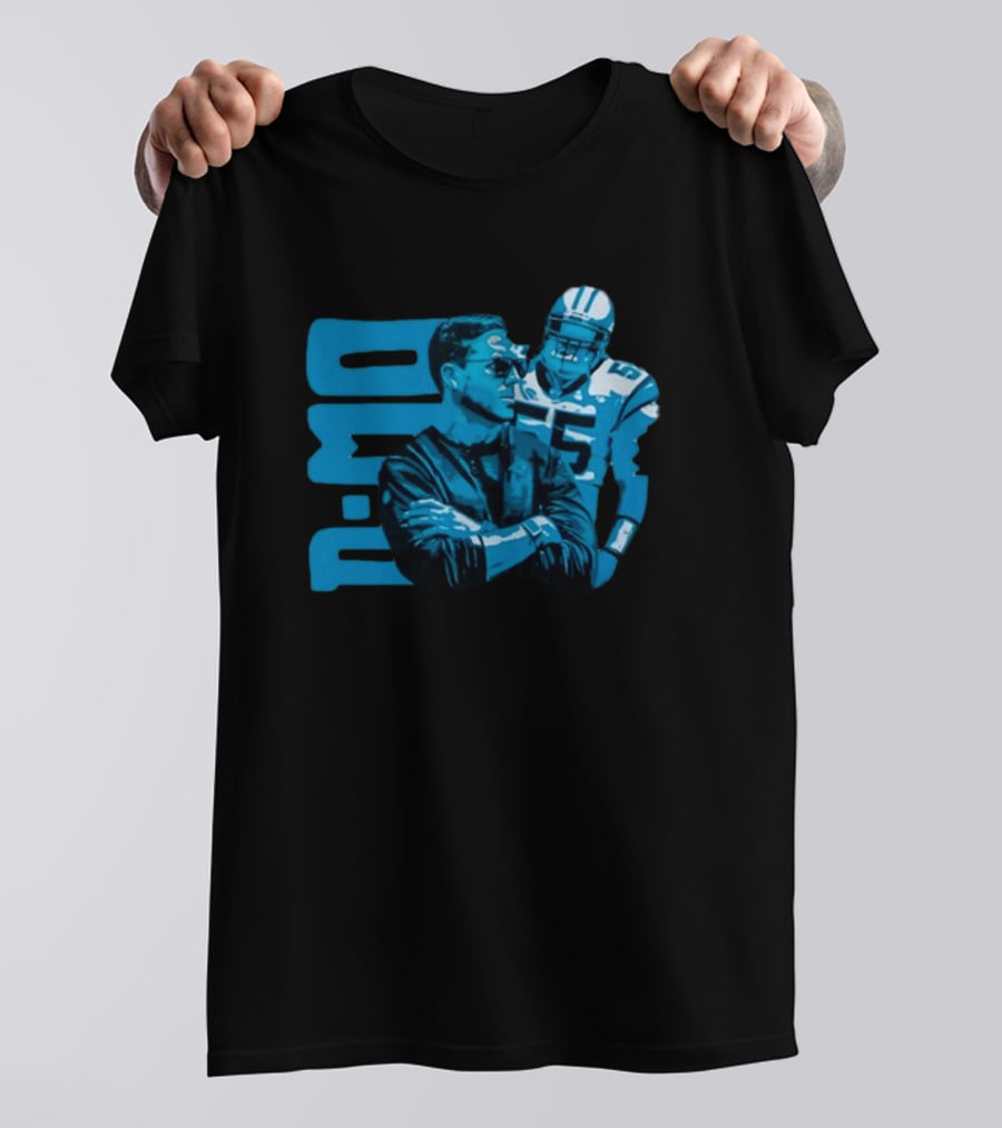 D-Mo Dan Morgan 55 Carolina Panthers Dave Canales Football Duo T-Shirt