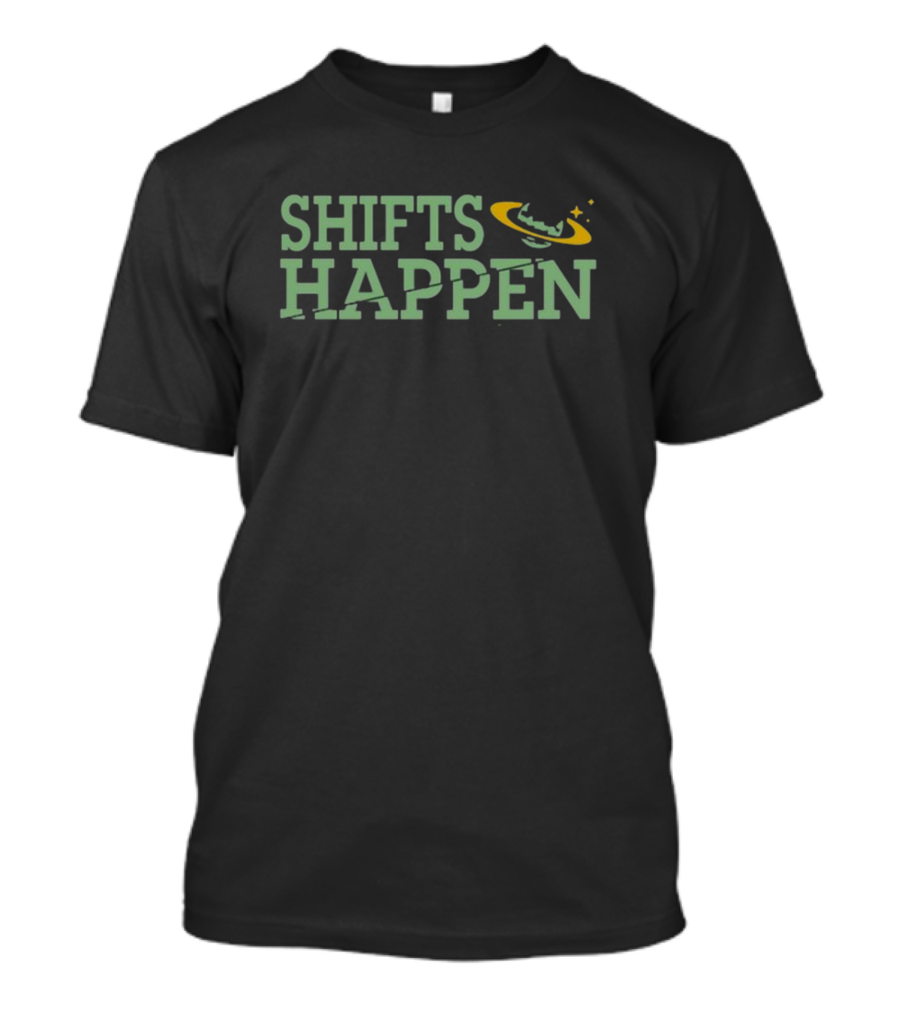 Good Morning Tapes Shifts Happen Planetary Orbit T-Shirt