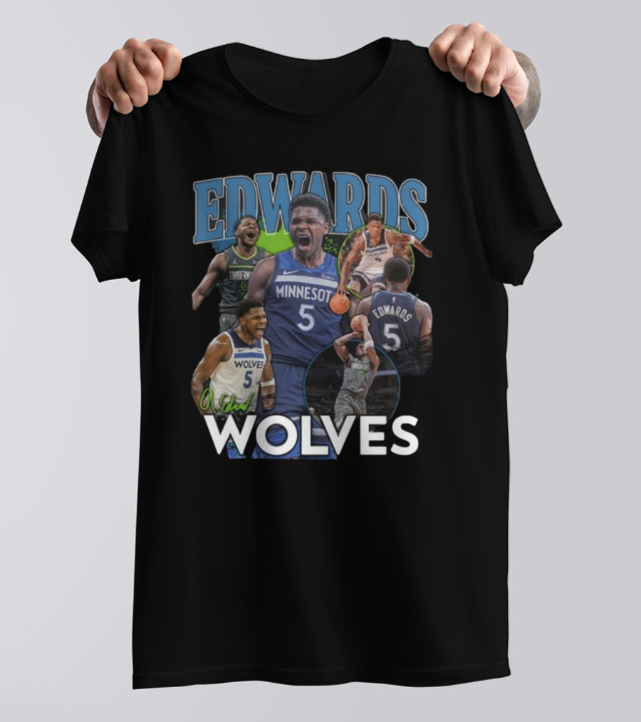 Minnesota Edwards Wolves Basketball Highlights T-Shirt
