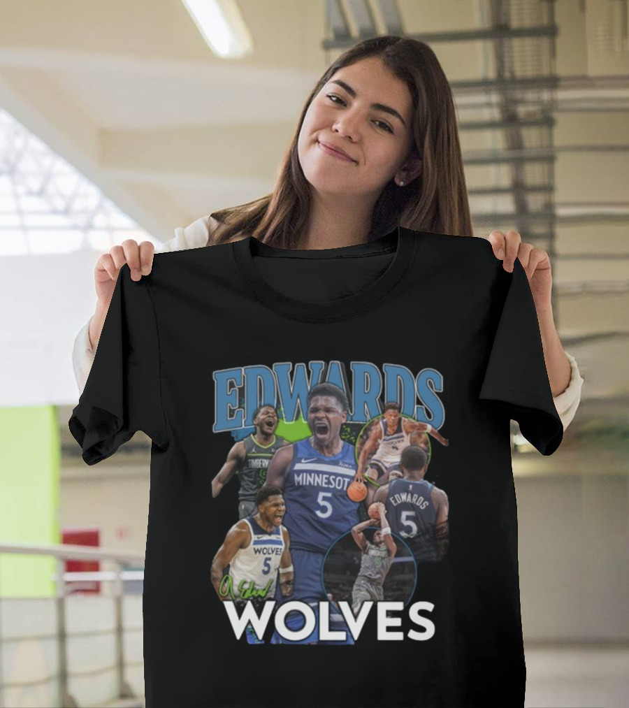 Minnesota Edwards Wolves Basketball Highlights T-Shirt