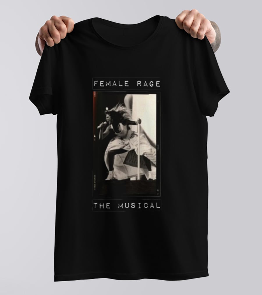 Roseblushstudio Female Rage The Musical Performance Iconic T-Shirt