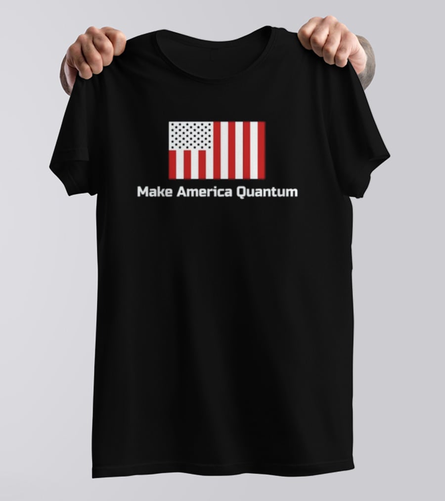 Make America Quantum United States Flag Luke Slywaker T-Shirt