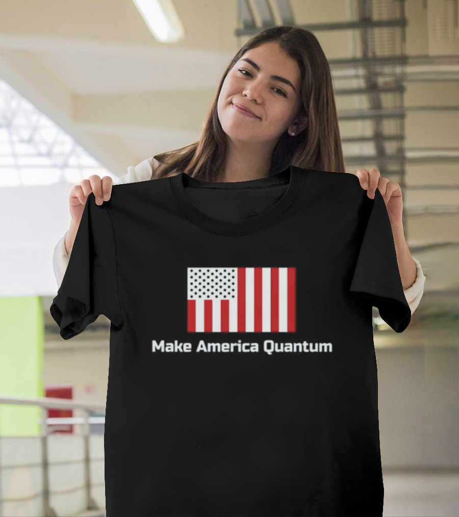 Make America Quantum United States Flag Luke Slywaker T-Shirt