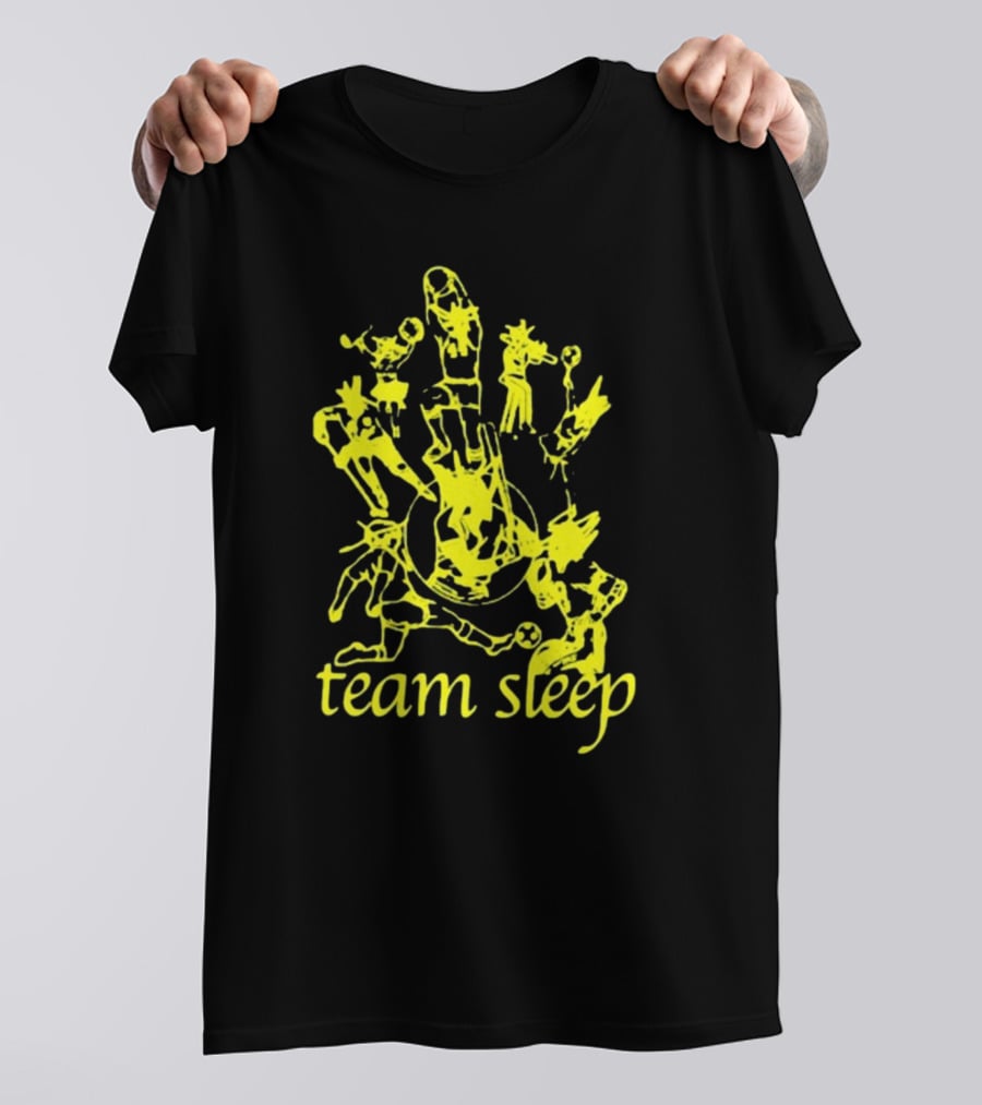 Team Sleep Pee-Chee Sports Figures T-Shirt