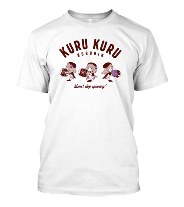 Kuru Kuru Kururin Don't Stop Spinning Fun Adventure T-Shirt