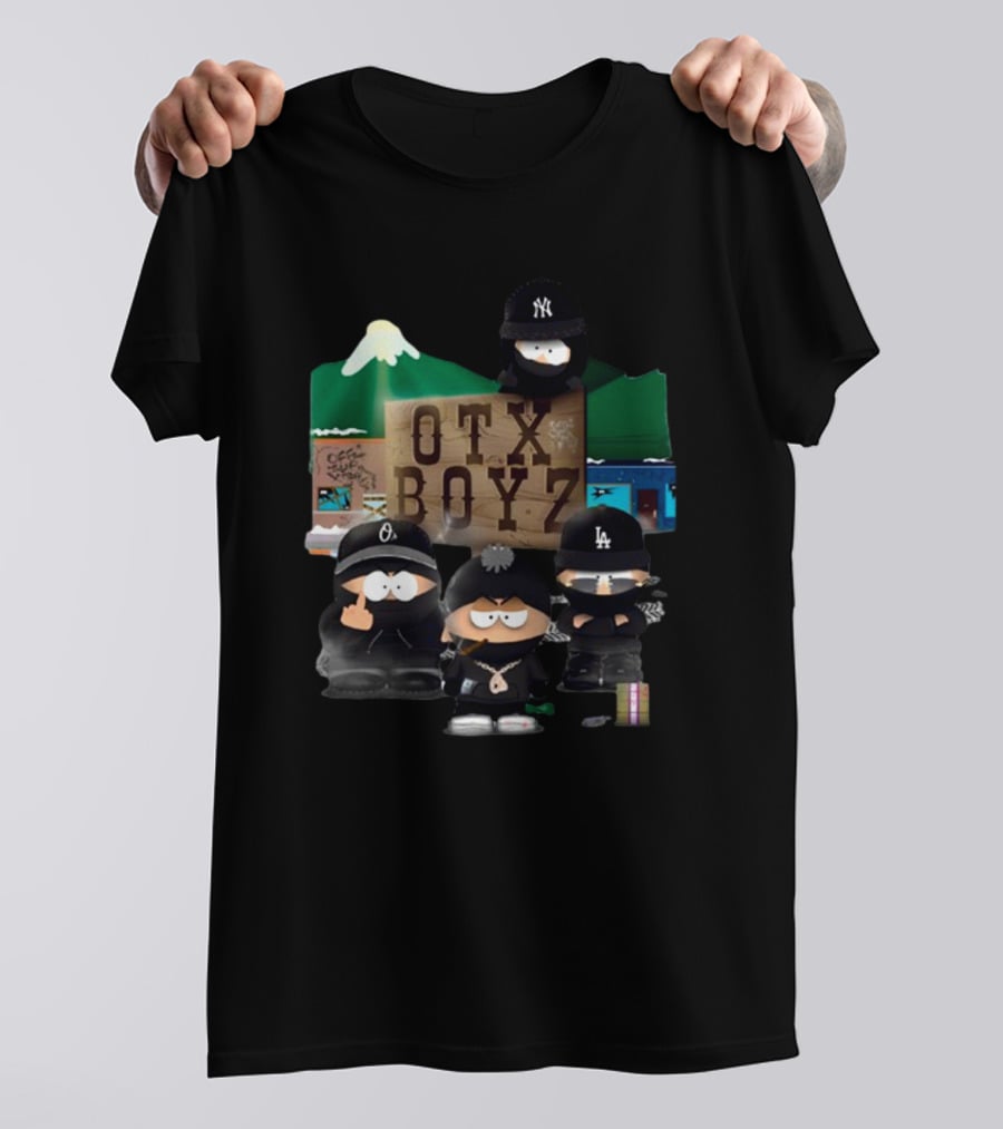 OTX Boyz South Park Parody Yankees Dodgers Mashup T-Shirt