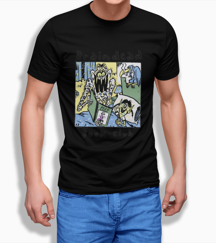 Braindead Book Club Peep Monster Comic T-Shirt