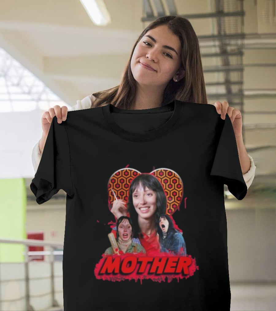 Wendy Torrance Mother Horror Iconic Imagery With Overlook Carpet T-Shirt