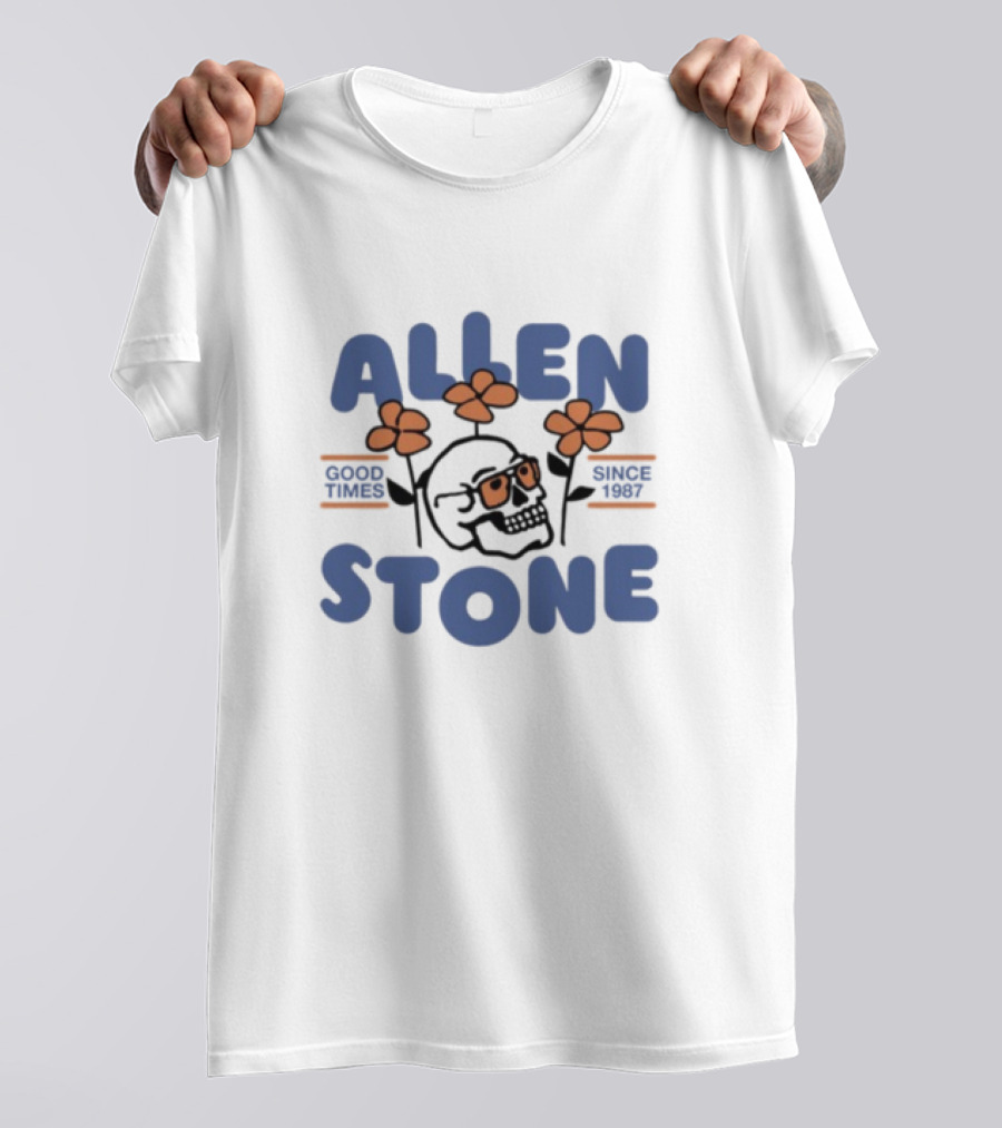 Allen Stone Skull Good Times Since 1987 T-Shirt