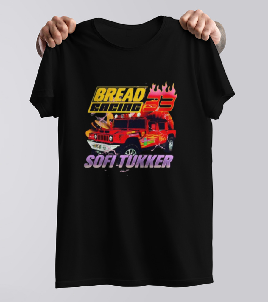 Bread Racing 33 Sofi Tukker Red Hummer With Flames T-Shirt