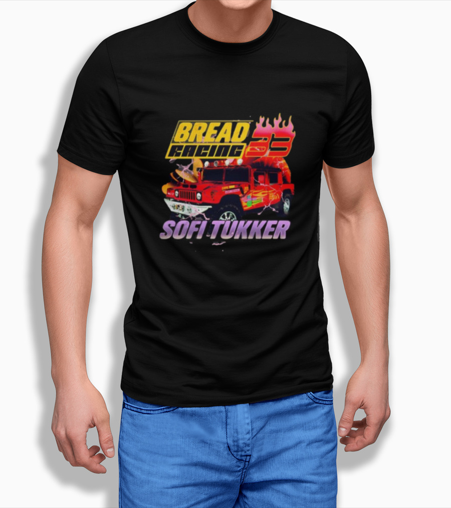 Bread Racing 33 Sofi Tukker Red Hummer With Flames T-Shirt