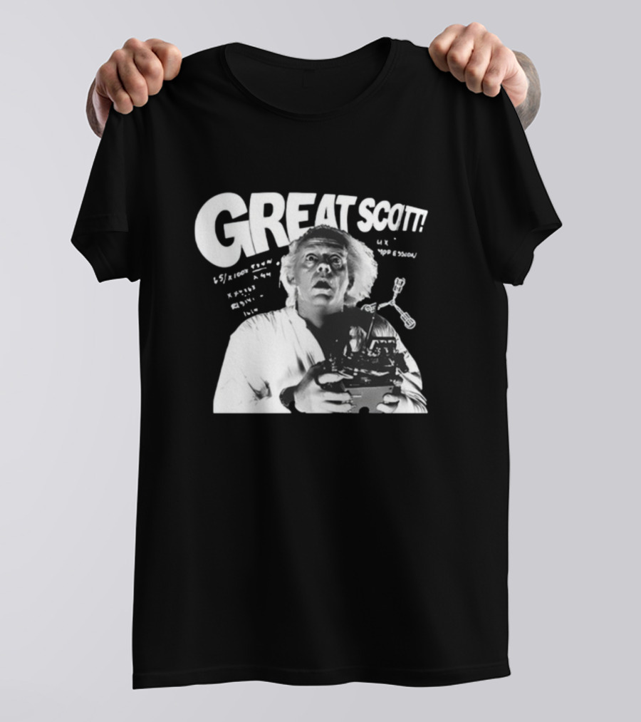 Great Scott Bttf Doc Emmett Brown T-Shirt