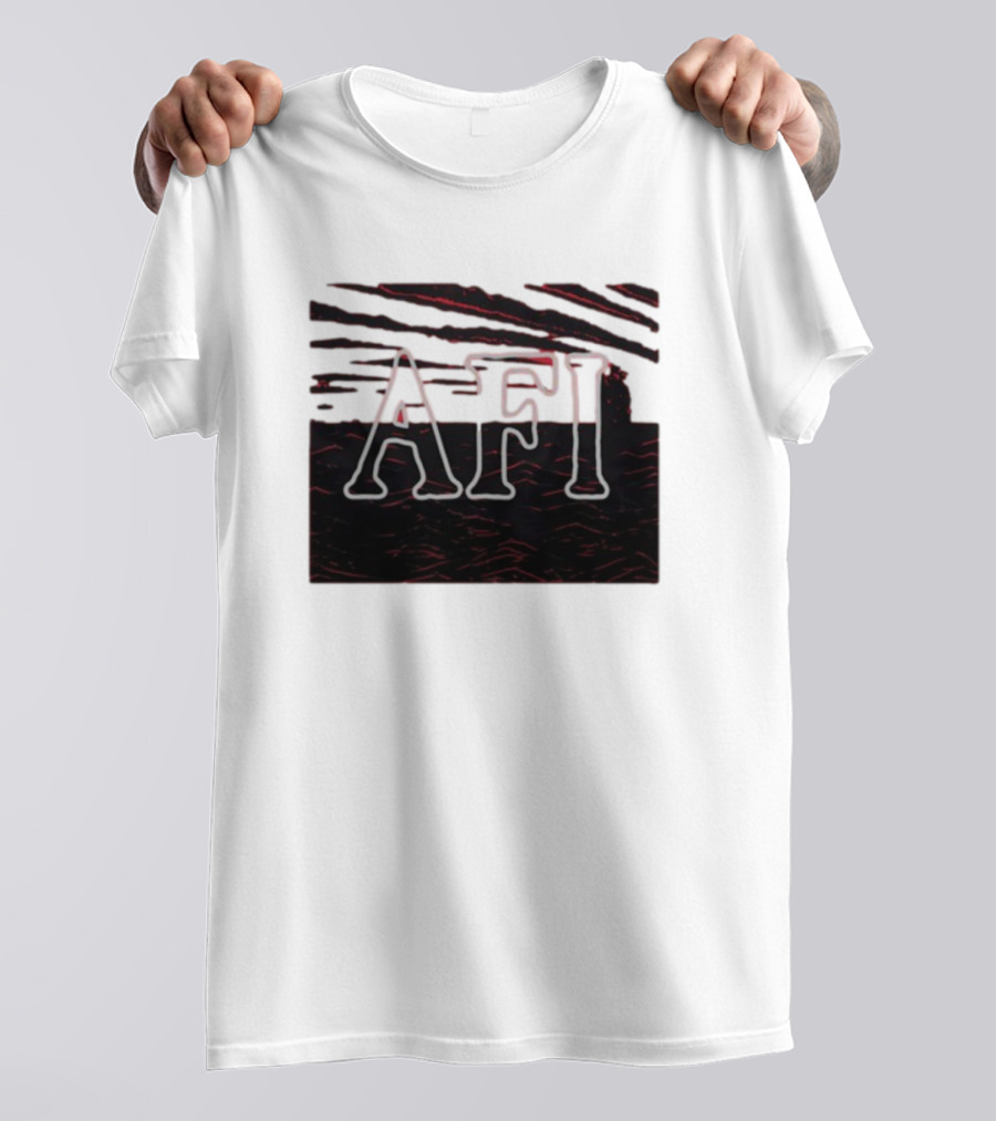 Afireinside AFI Black Sails Striped T-Shirt