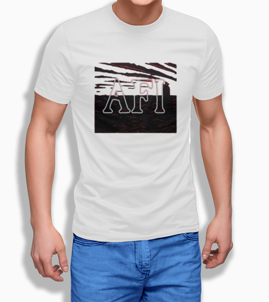 Afireinside AFI Black Sails Striped T-Shirt