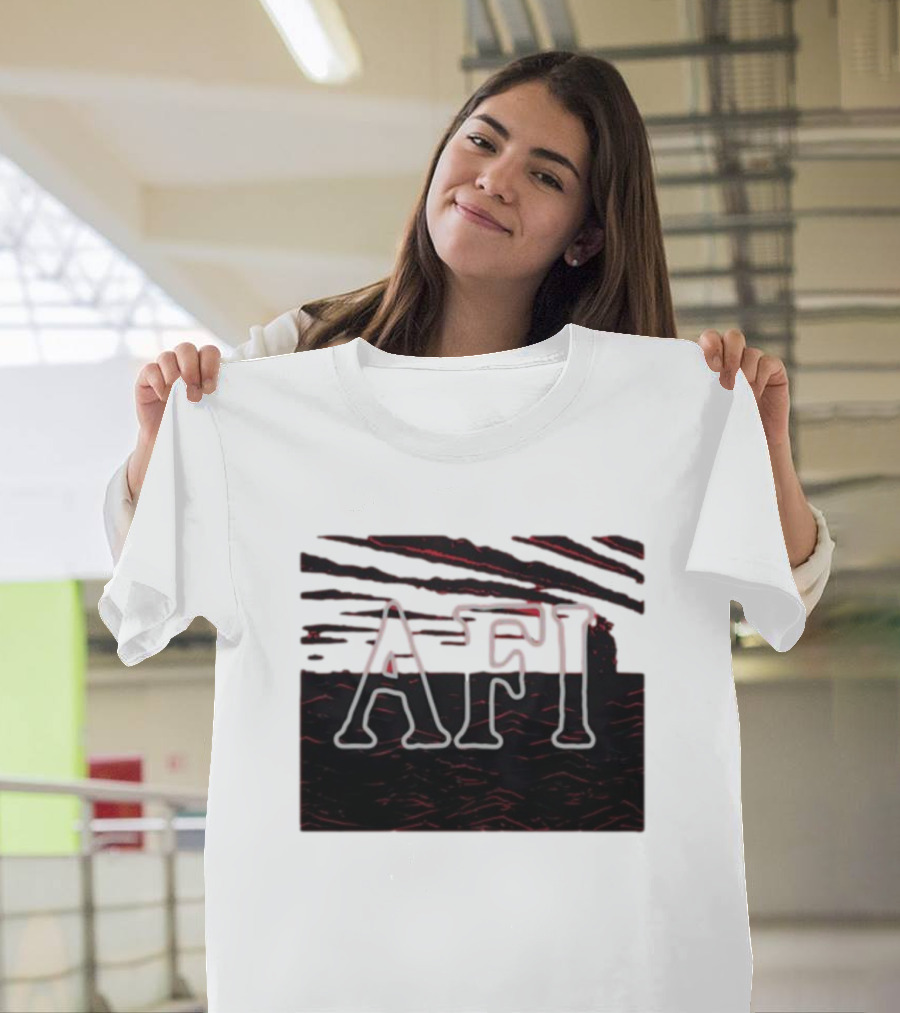 Afireinside AFI Black Sails Striped T-Shirt