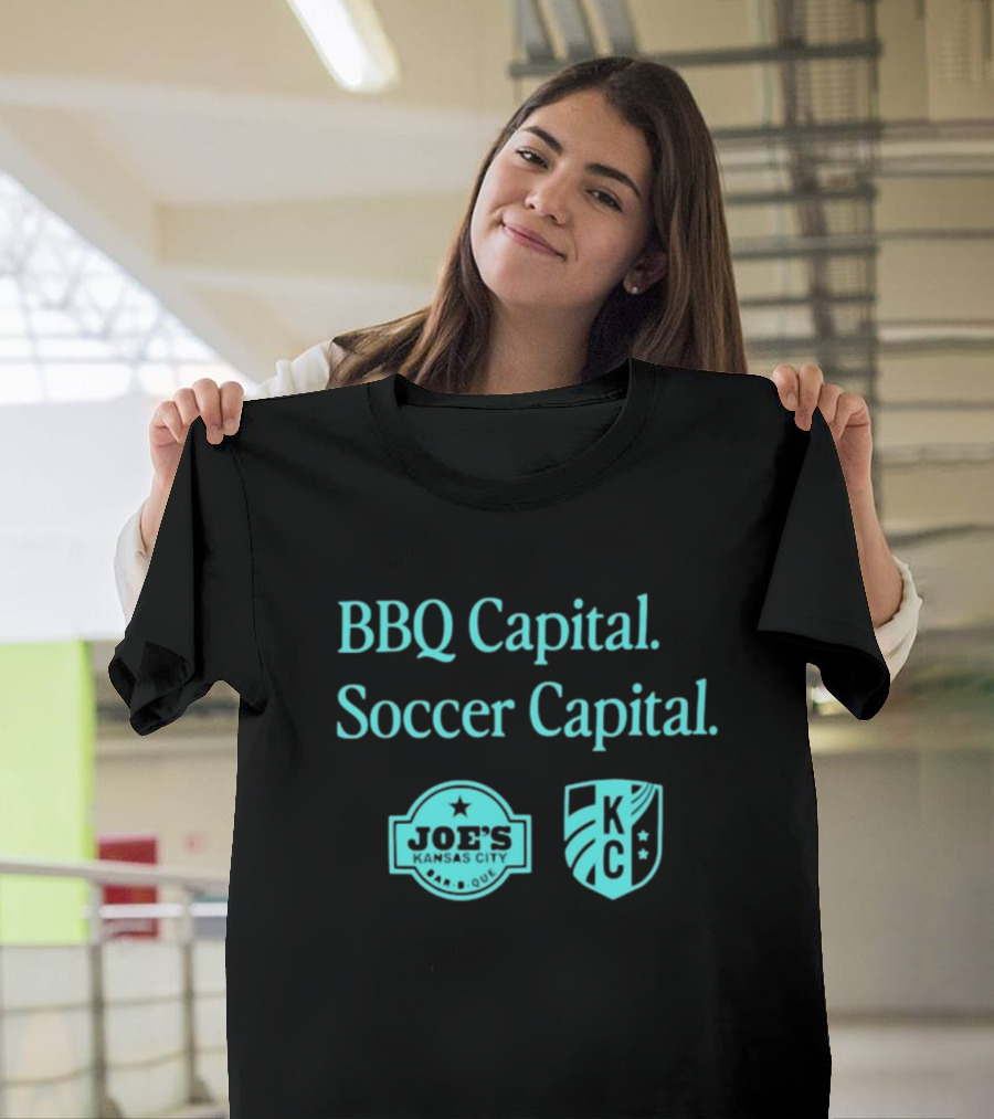 BBQ Capital Soccer Capital Joe's Kansas City KC T-Shirt