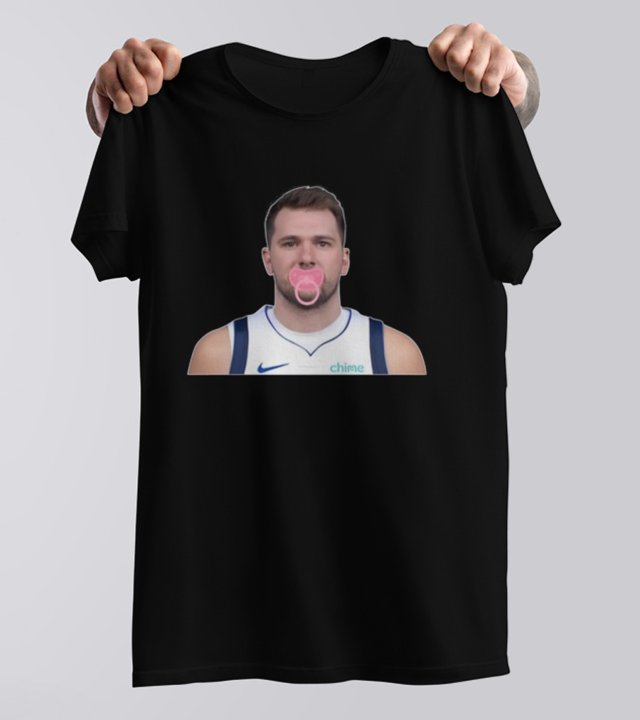 Luka Doncic Pacifier Chime Basketball T-Shirt