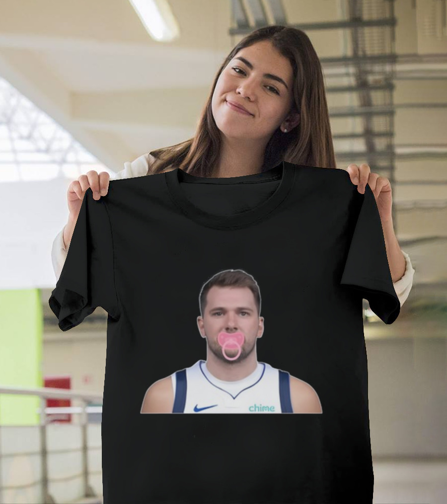 Luka Doncic Pacifier Chime Basketball T-Shirt