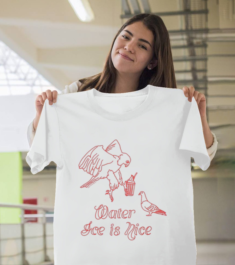 Water Ice Is Nice Hog Island Press Bird T-Shirt