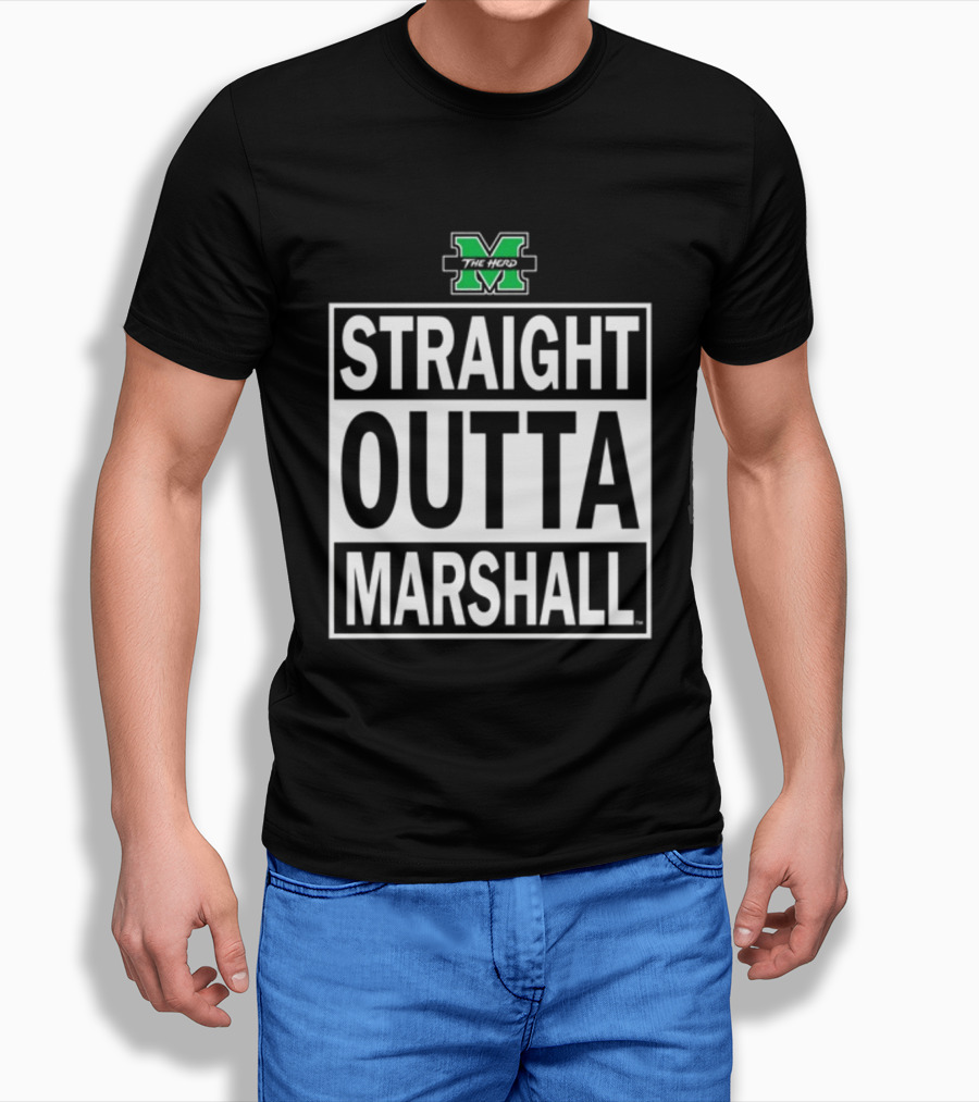 Marshall University Thundering Herd Straight Outta Marshall T-Shirt
