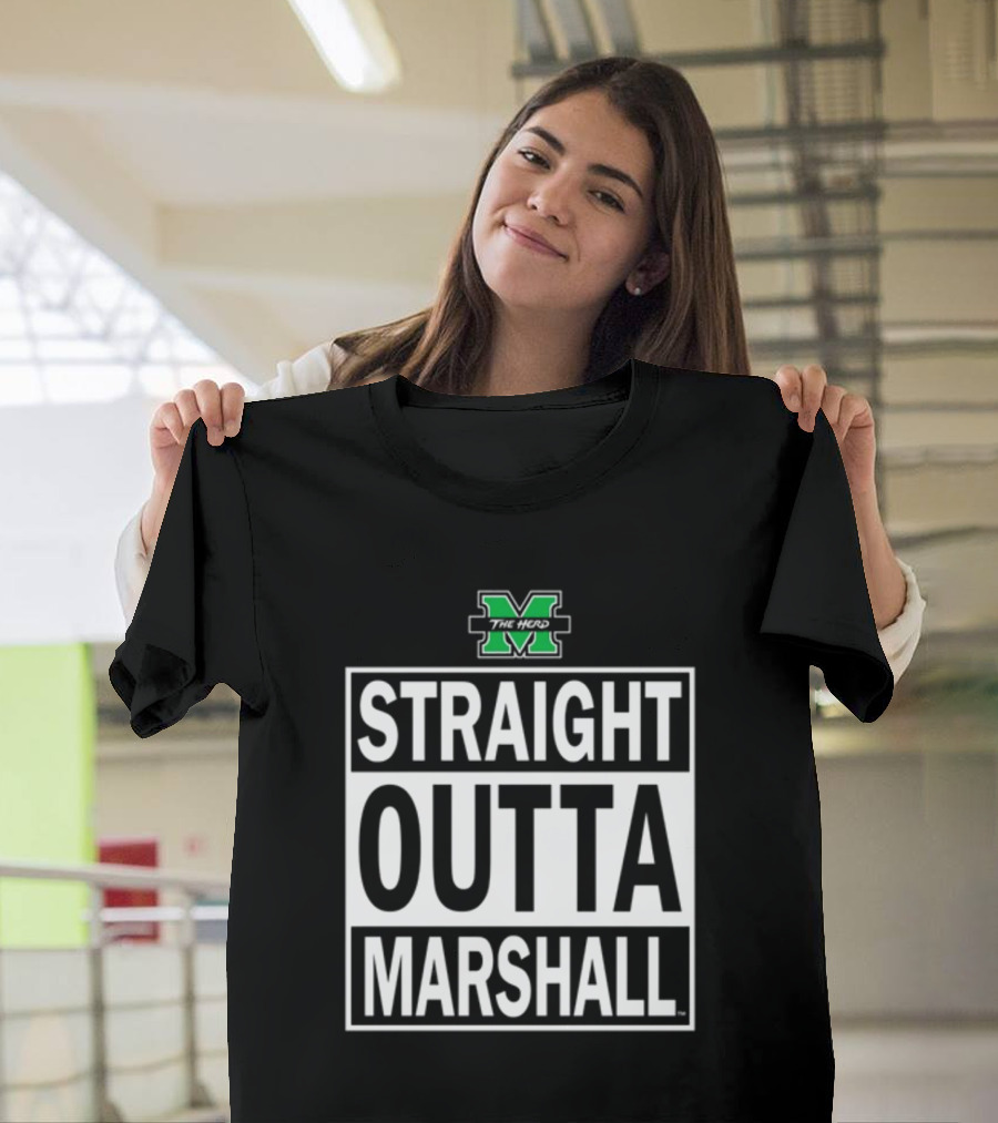 Marshall University Thundering Herd Straight Outta Marshall T-Shirt