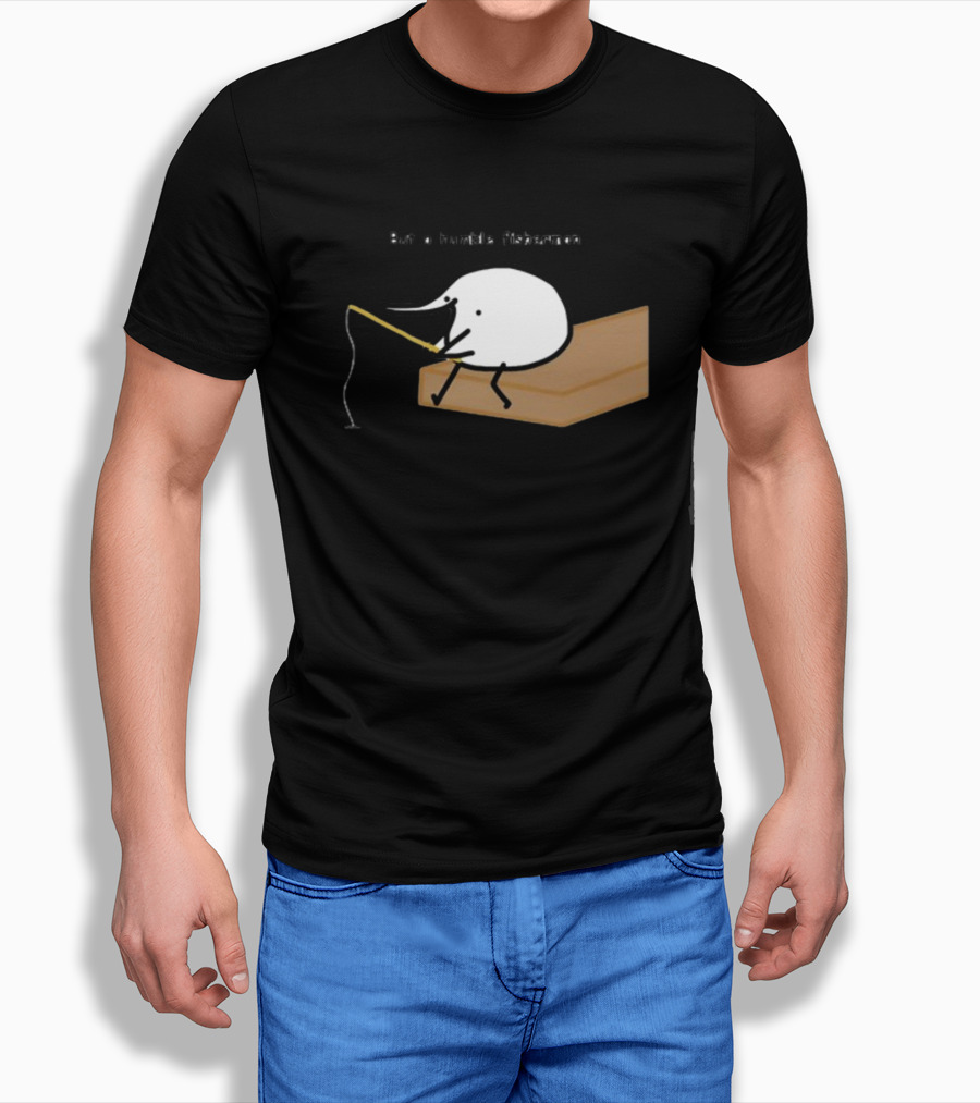 Berdyaboi But A Humble Fisherman Simple Fishing Line Drawing T-Shirt