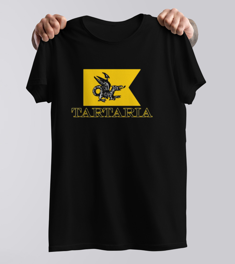 Tartaria Flag Emblem With Mythical Creature T-Shirt