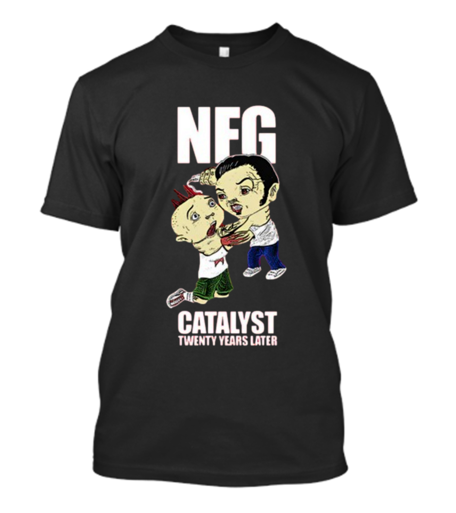 NFG Catalyst Twenty Years Later Cartoon Fight T-Shirt