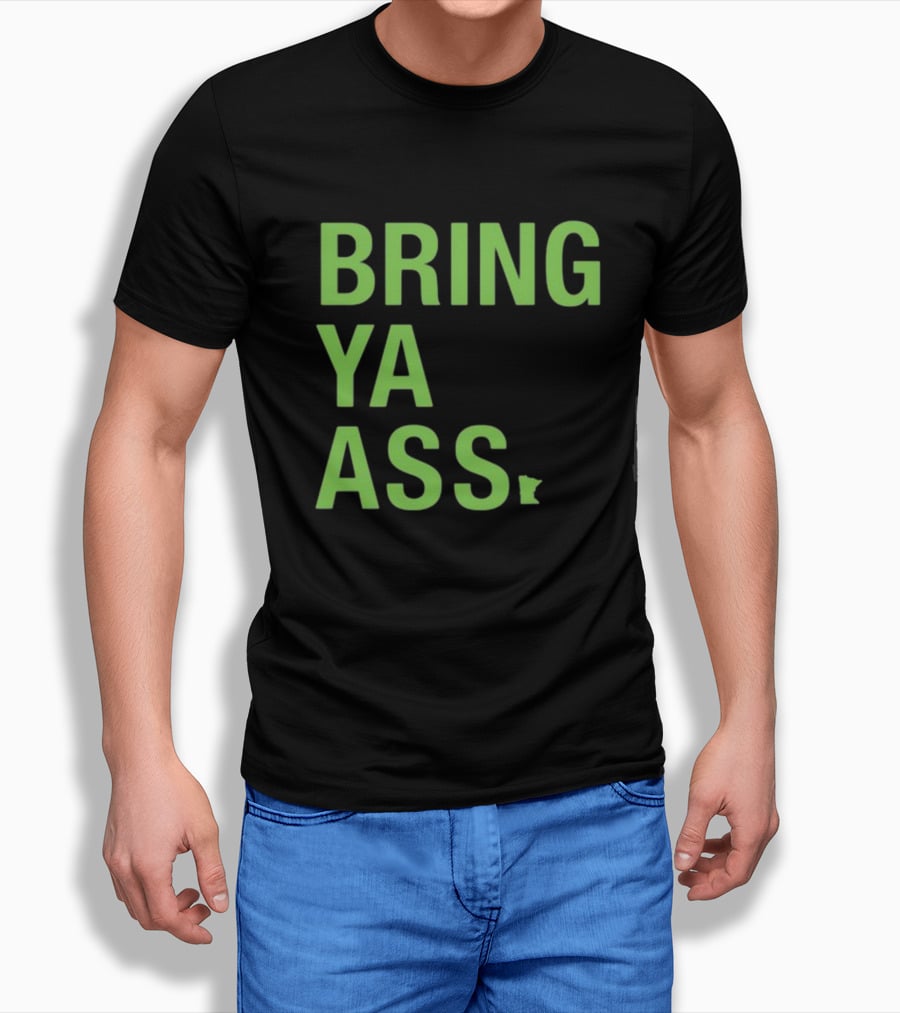 Bring Ya Ass Sota Clothing Minnesota State Outline T-Shirt