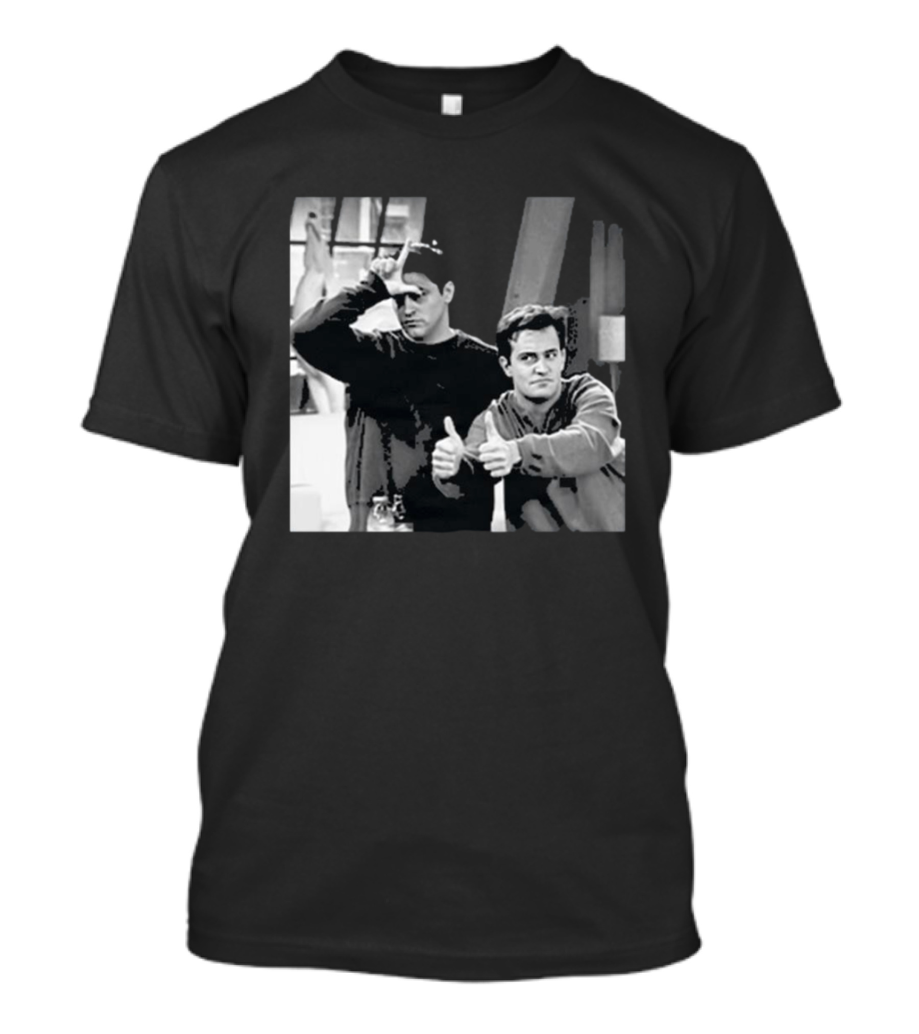 Friends Joey And Chandler Funny Gesture Scene T-Shirt