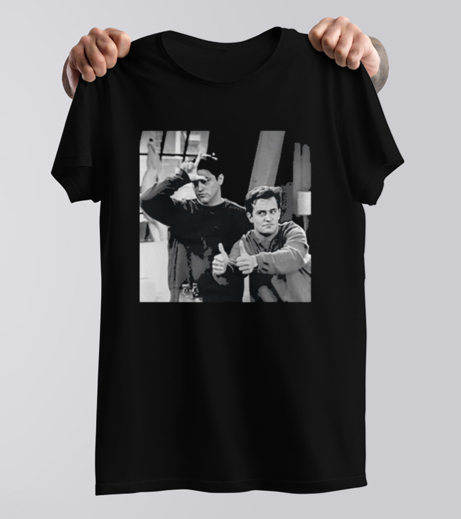 Friends Joey And Chandler Funny Gesture Scene T-Shirt