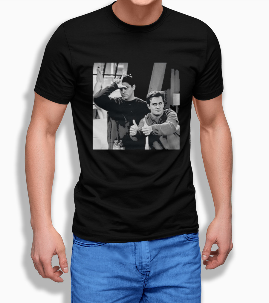 Friends Joey And Chandler Funny Gesture Scene T-Shirt