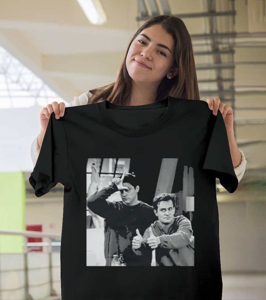 Friends Joey And Chandler Funny Gesture Scene T-Shirt