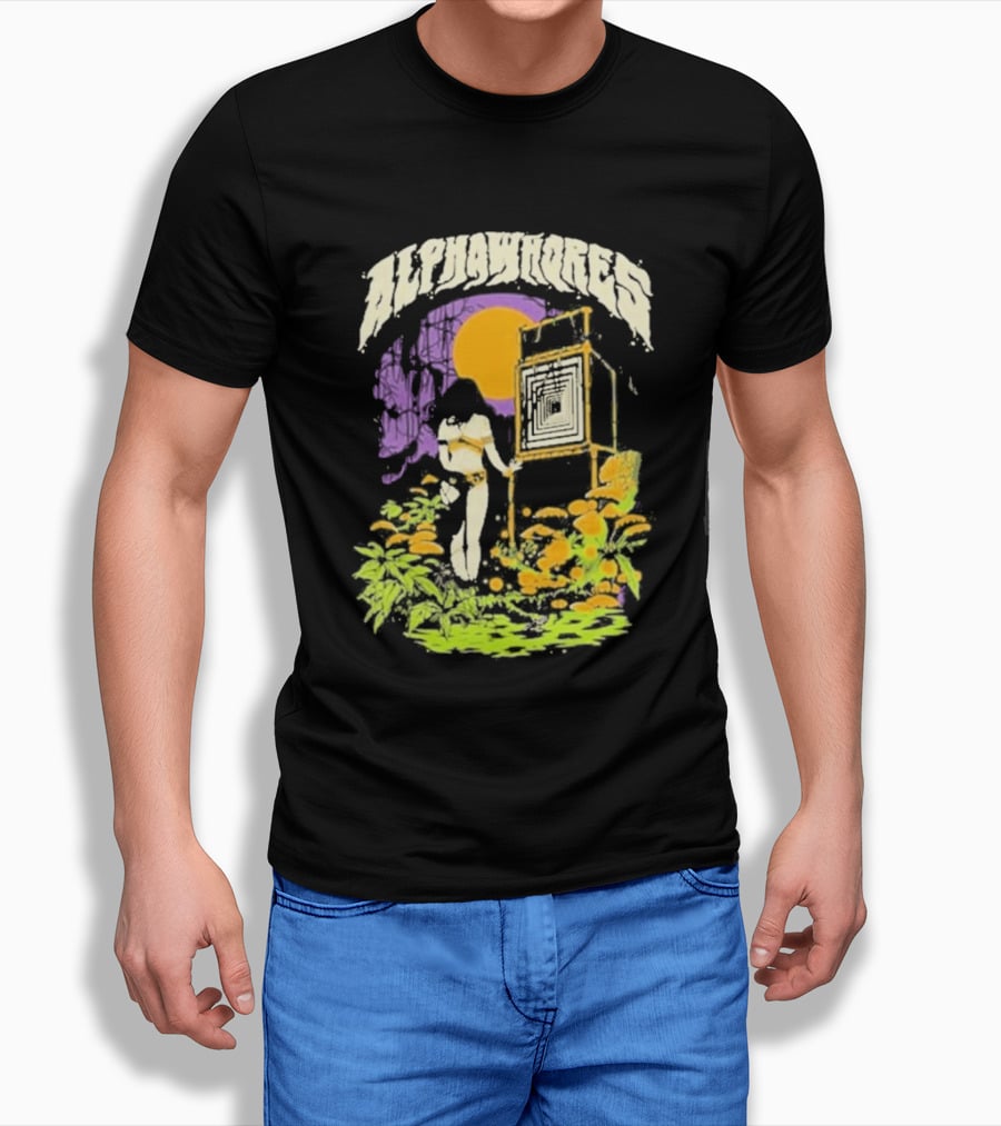 Alphawhores Psychedelic Rock Amplifier Sunflowers Erlebnis T-Shirt