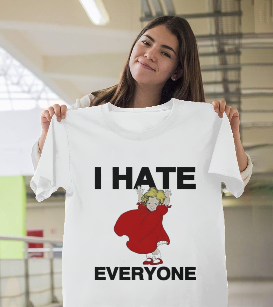 I Hate Everyone Baby Cute Red Dress Girl T-Shirt