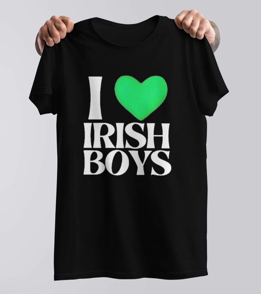 I Heart Irish Boys St. Patrick's Day Love T-Shirt