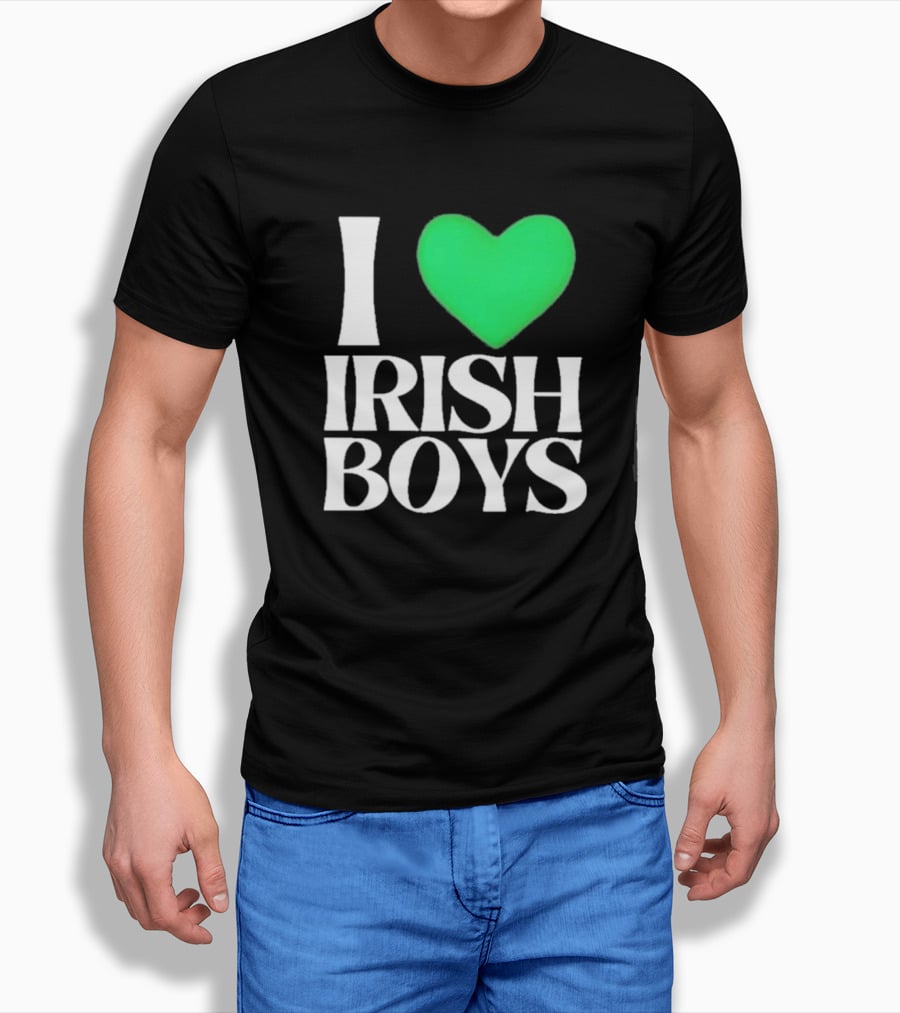 I Heart Irish Boys St. Patrick's Day Love T-Shirt