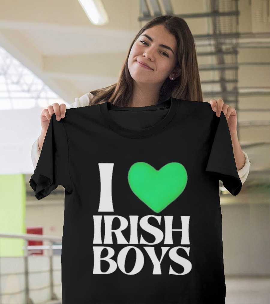 I Heart Irish Boys St. Patrick's Day Love T-Shirt