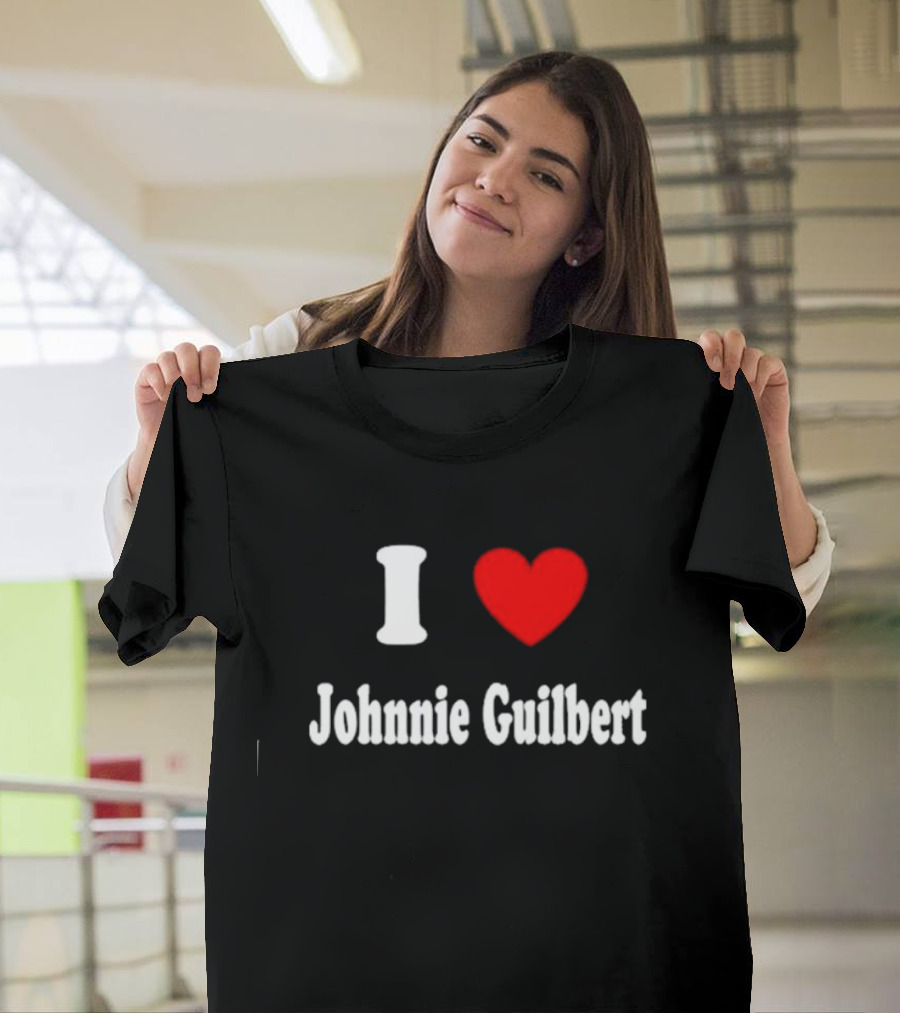 I Love Johnnie Guilbert Heart T-Shirt