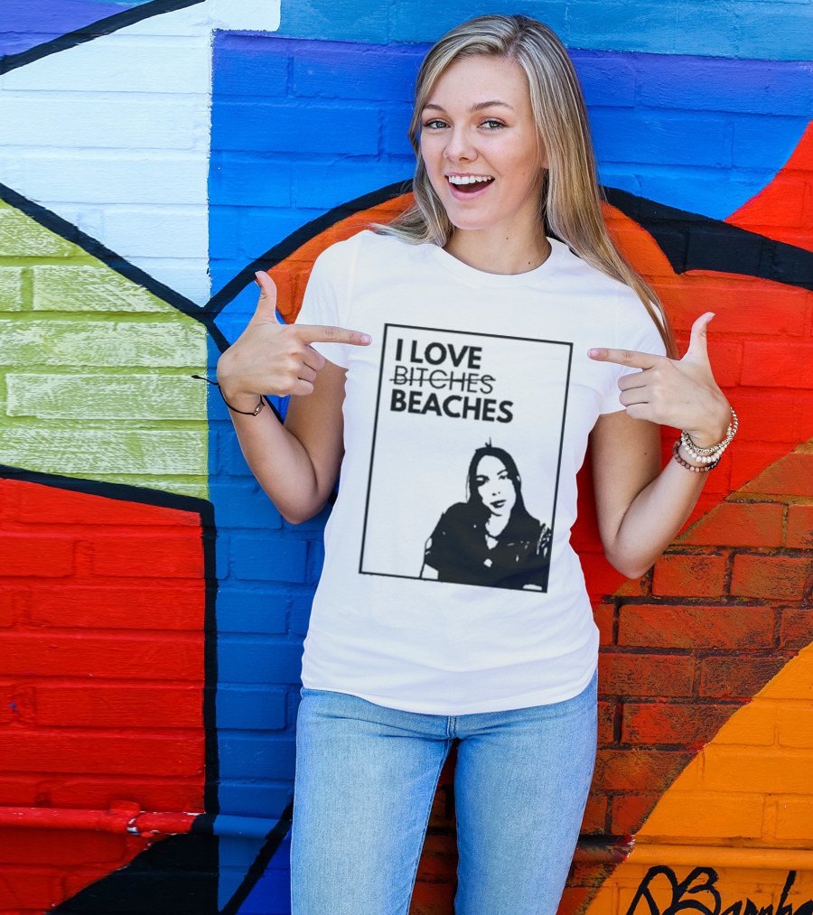 Charlotte I Love Beaches Image T-Shirt