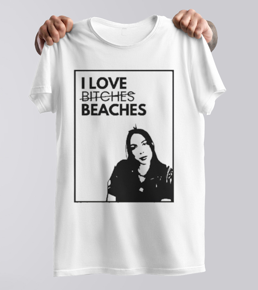 Charlotte I Love Beaches Image T-Shirt