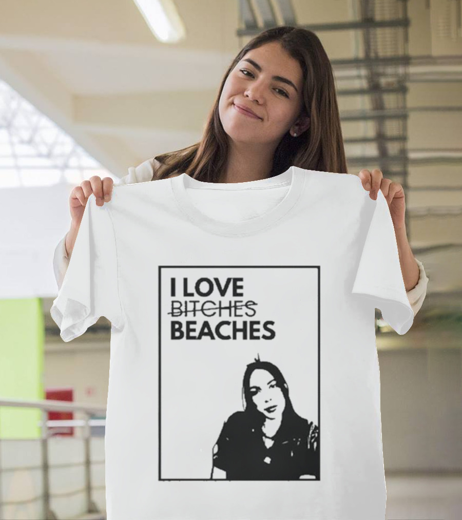 Charlotte I Love Beaches Image T-Shirt
