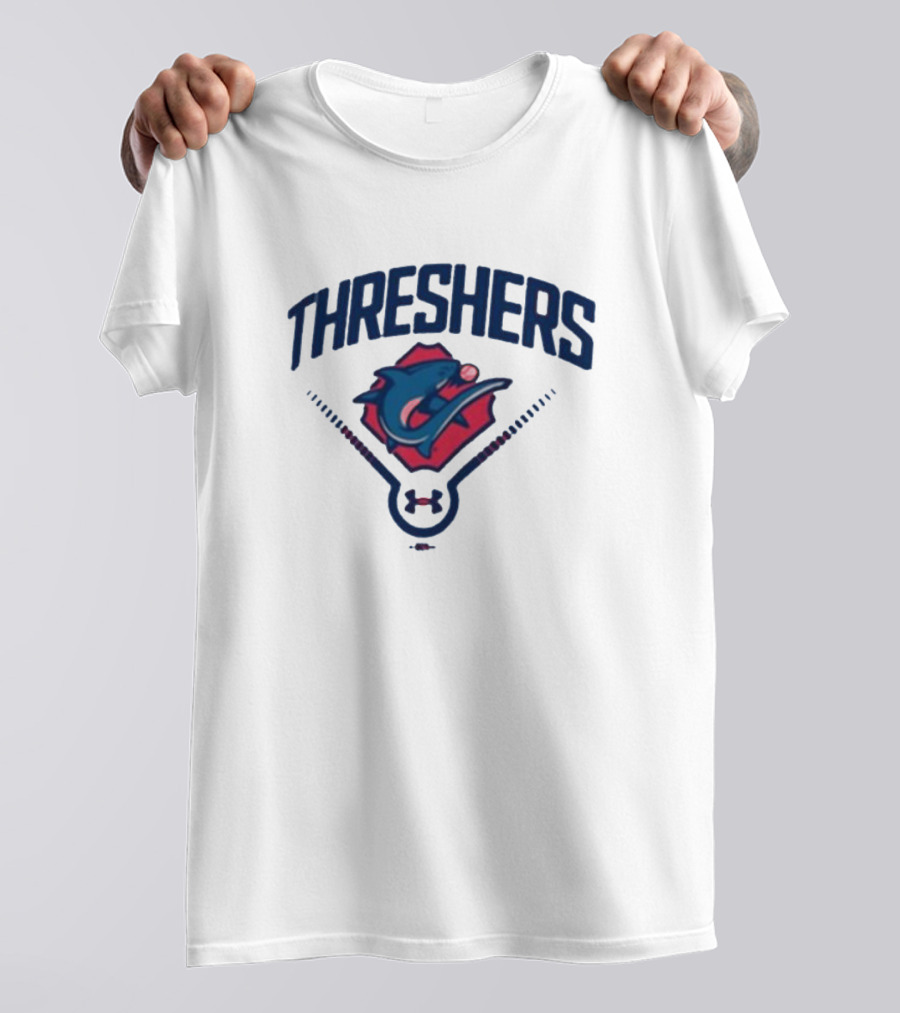Threshers Under Armour Youth Tech Baseball T-Shirt