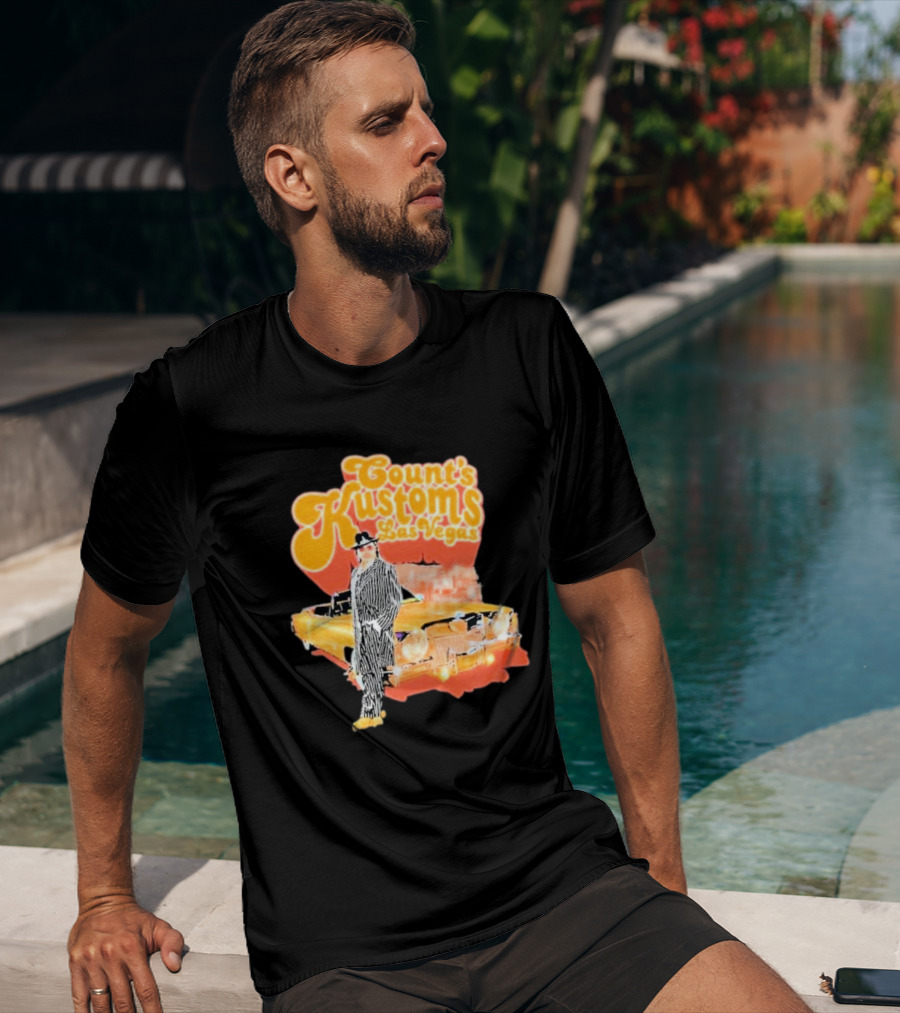Count’s Kustoms Superfly Cadillac Eldorado Las Vegas Strip T-Shirt