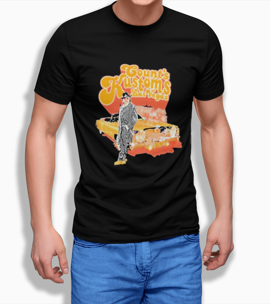 Count’s Kustoms Superfly Cadillac Eldorado Las Vegas Strip T-Shirt