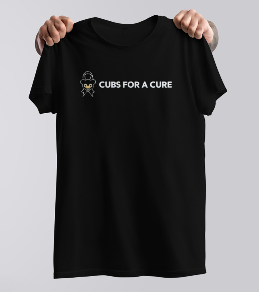 Cubs For A Cure Support For Cubs Baseball Team T-Shirt