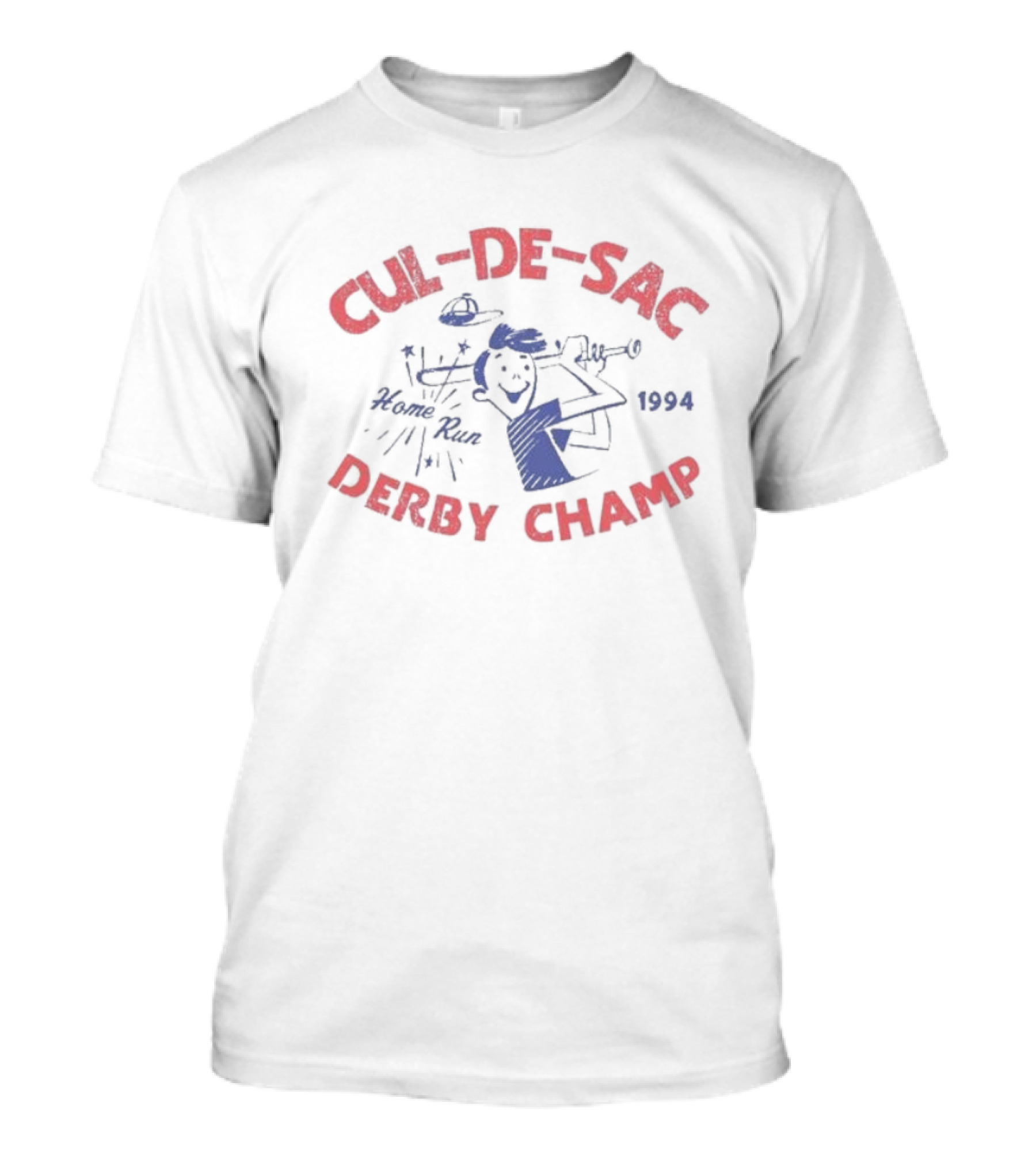 Cul De Sac Home Run Derby Champ 1994 Baseball Cartoon T-Shirt