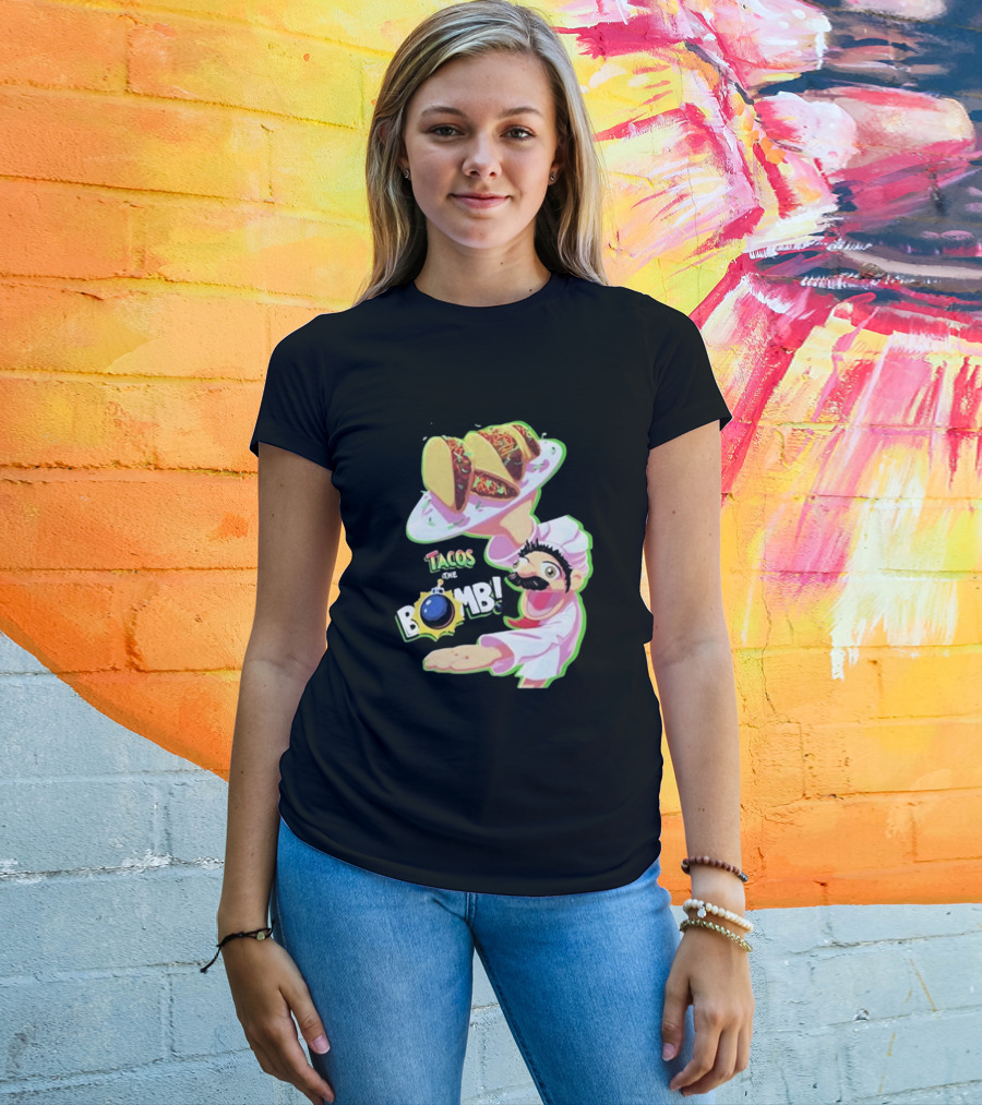 Curio Kujo Tacos Are The Bomb Chef With Bomb T-Shirt