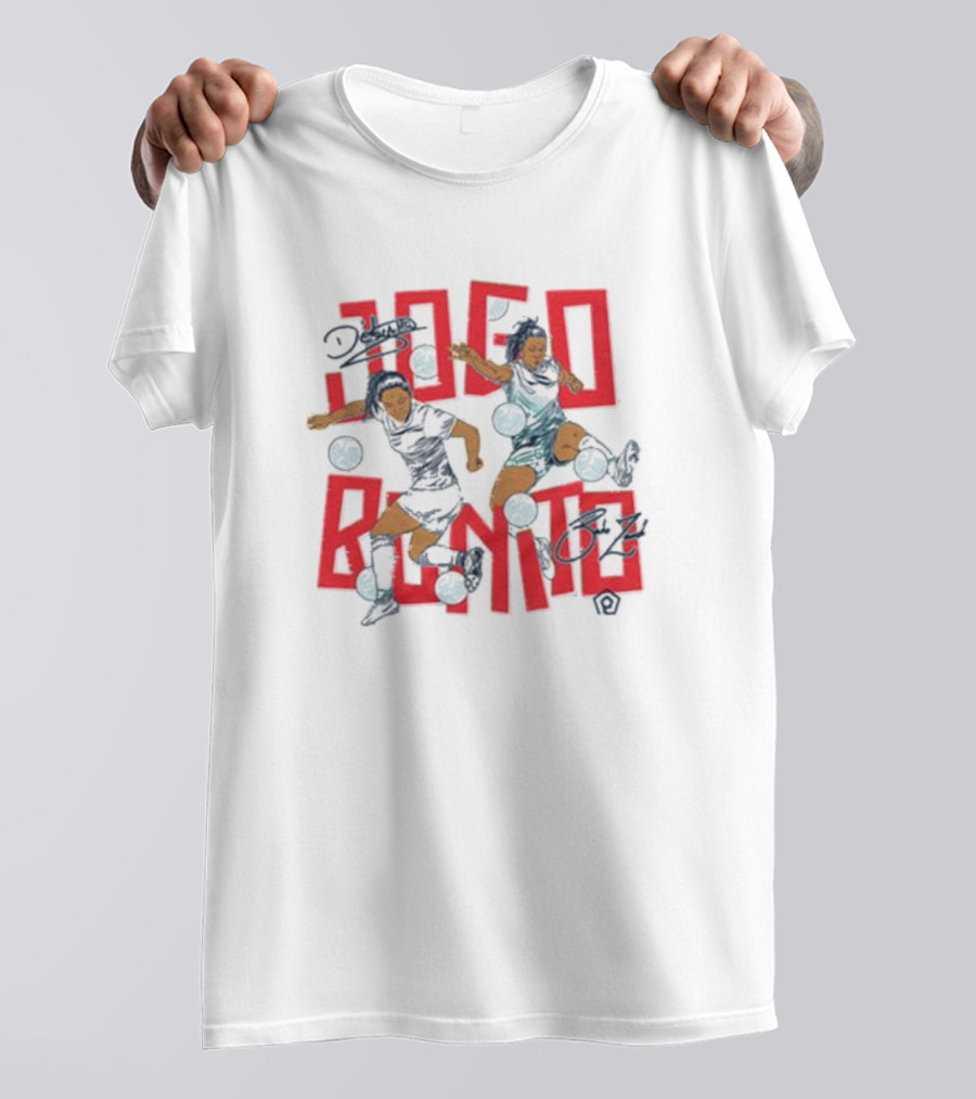 Jogo Bonito Debinha And Bia Zaneratto Soccer Signature T-Shirt