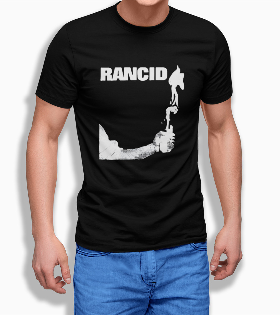 Rancid Band Logo Molotov Cocktail T-Shirt